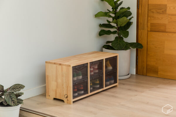 TOWER BOX SNEAKERS WOODEN STOOL