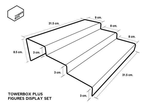 TOWERBOX PLUS FIGURES DISPLAY SET
